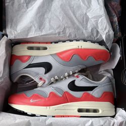 Nike Air Max 1 Patta Hyper Crimson 