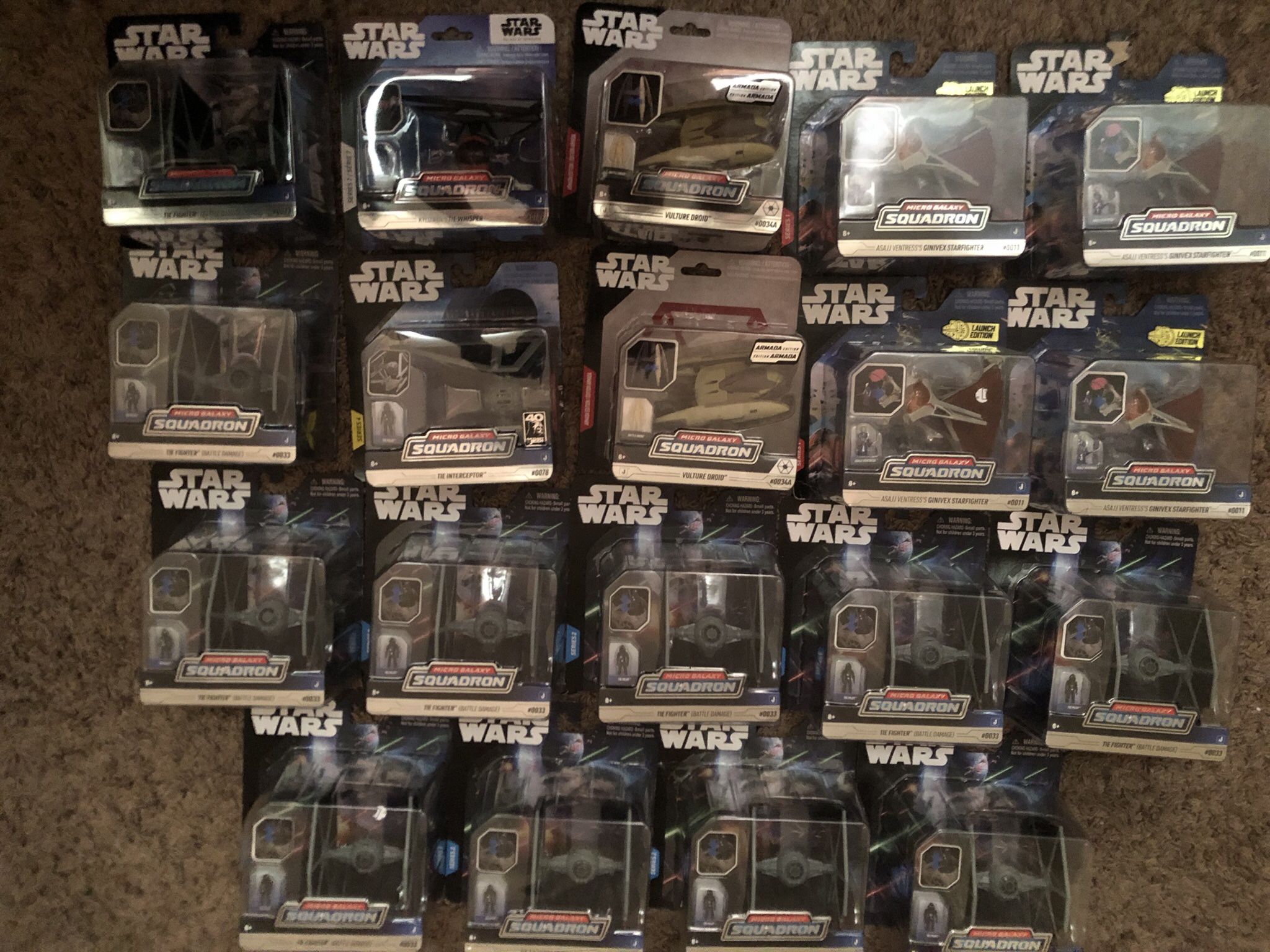 Star Wars Micro Galaxy Squadron Lot