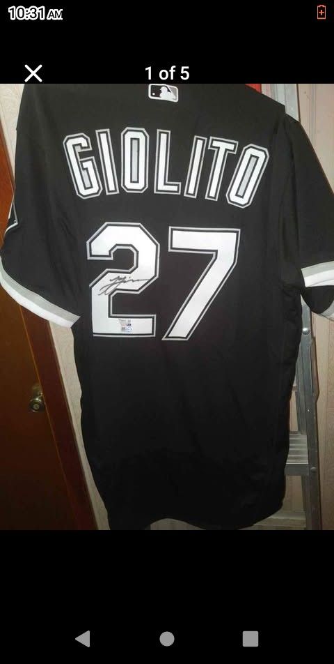 Authentic Lucas Giolito Autographed Jersey Fanatics Authenticated