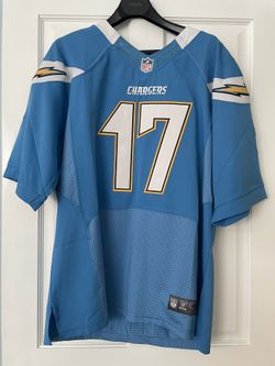 Charger Baby Blue Rivers Jersey Size 44 Medium  New