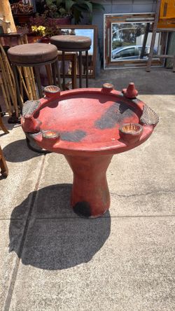 Made in Mexico birdbath