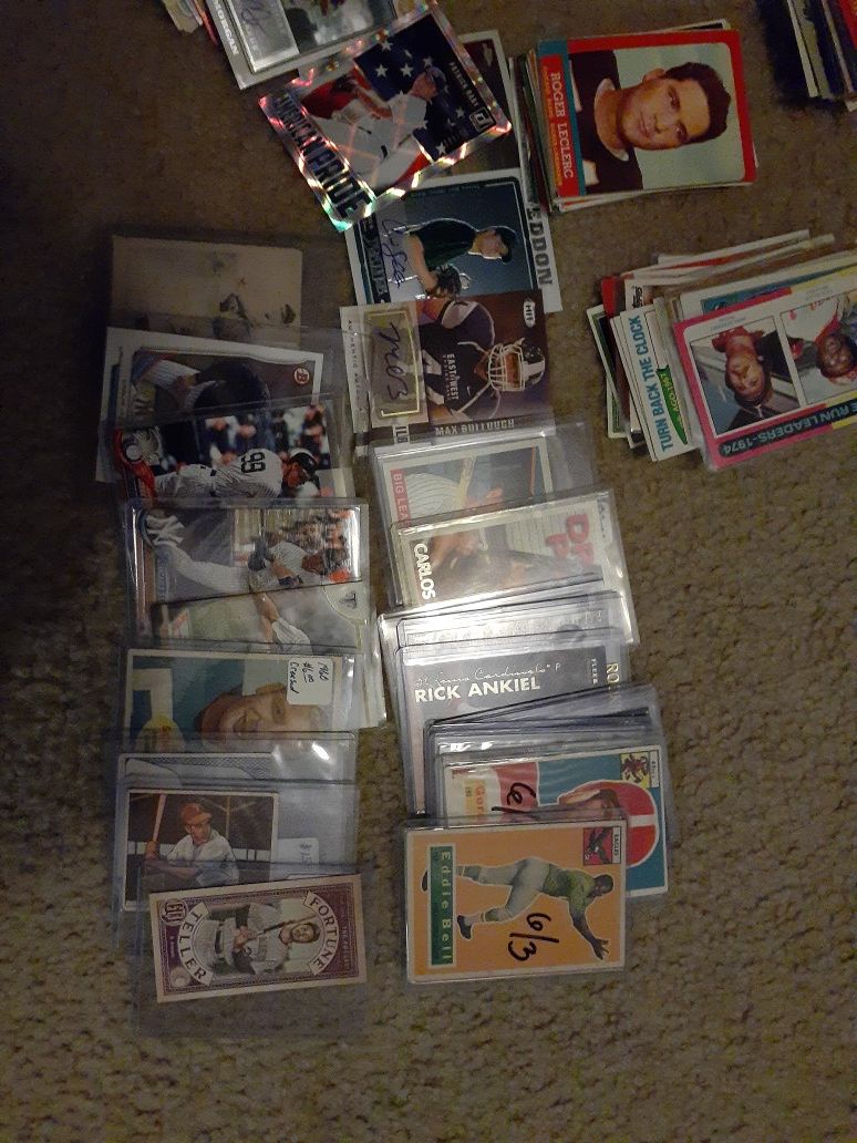 Big card collection autos relics vintage numbered etc