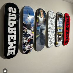 Supreme & Bape Skate Board Decks