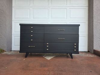 MCM Mid Century Modern Harmony House 6 Drawer Dresser Freshly Refinished