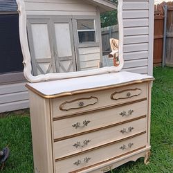 Small Sears Dresser With Mirror 