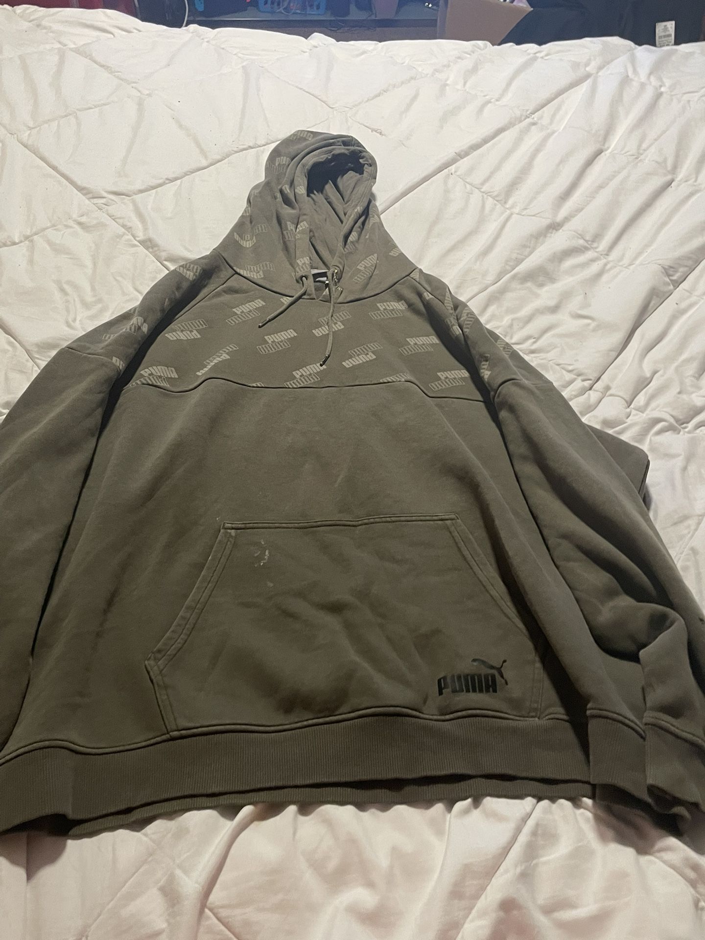 Green Puma Hoodie