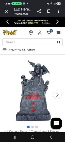 Beetlejuice tombstone