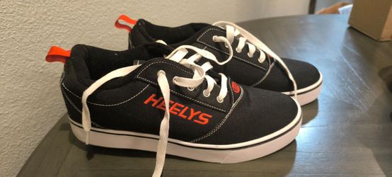 Heelys Black Canvas Skate Shoes, Size 10