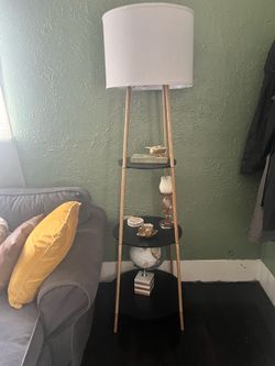 Three tiered lamp.