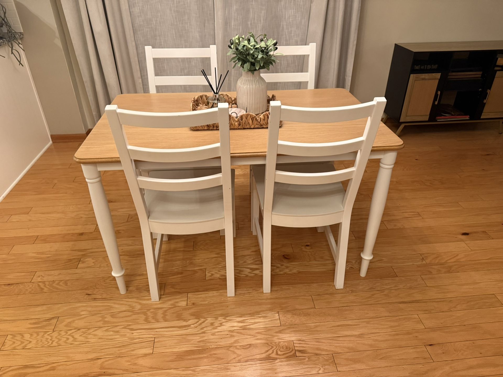 Table and chairs