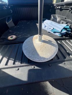 Round Concrete Patio Umbrella Base