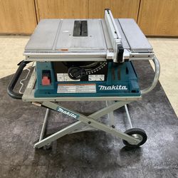 Makita 10” Table Saw with Collapsable Stand