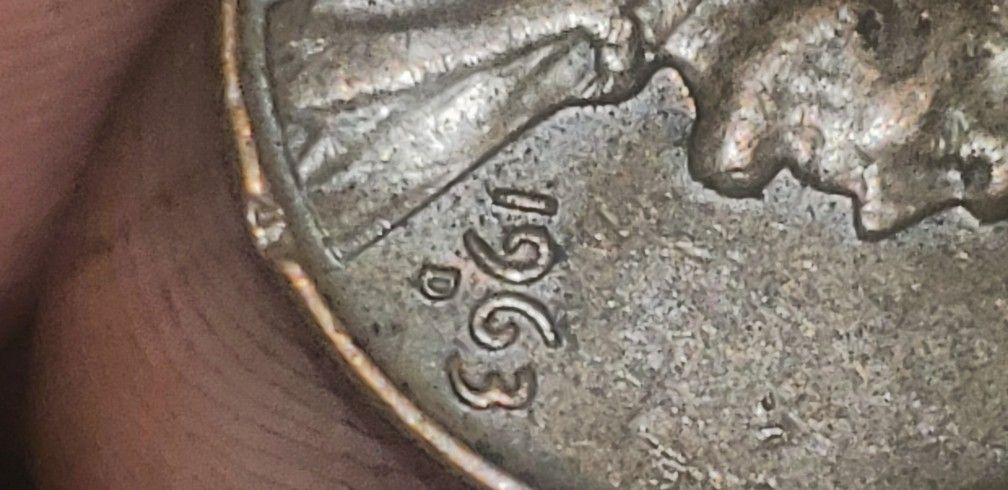 1963 D mint MARK Lincoln Cent ERROR