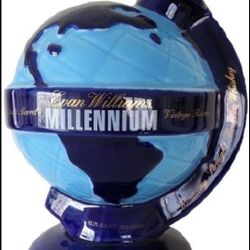 Vintage Evan Williams Millennium Globe Decanter