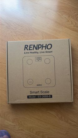 RENPHO ES-26BB-B Smart Body Fat Scale Bluetooth BMI 400lb Black