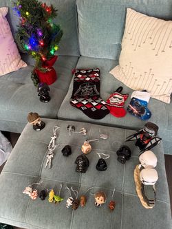 Star Wars Christmas ornaments/stockings/battery operated tree