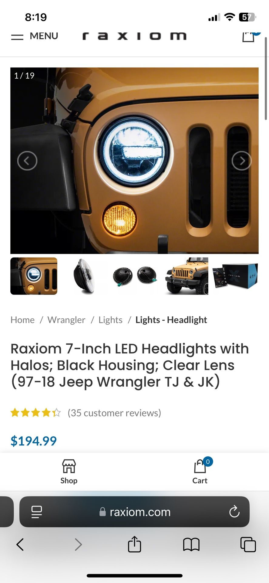 Jeep LED Headlights 