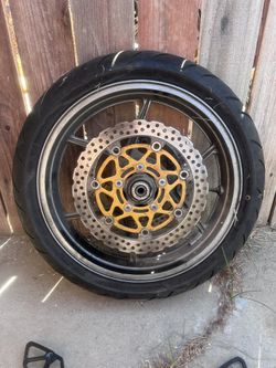 Motorcycle Wheel And Tire