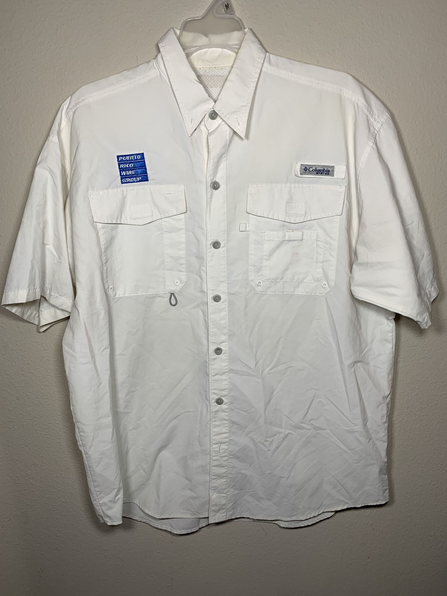 Columbia PFG Large Button Down Fishing Shirt For Men, Short Sleeve,  Ventilated for Sale in Tampa, FL - OfferUp