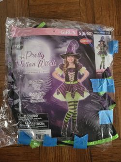 girls witch costume