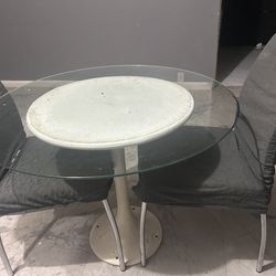 Dining table with 2 chairs