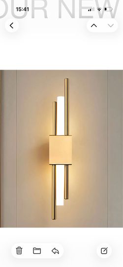 House of Interiors Glitch Gold wall scones