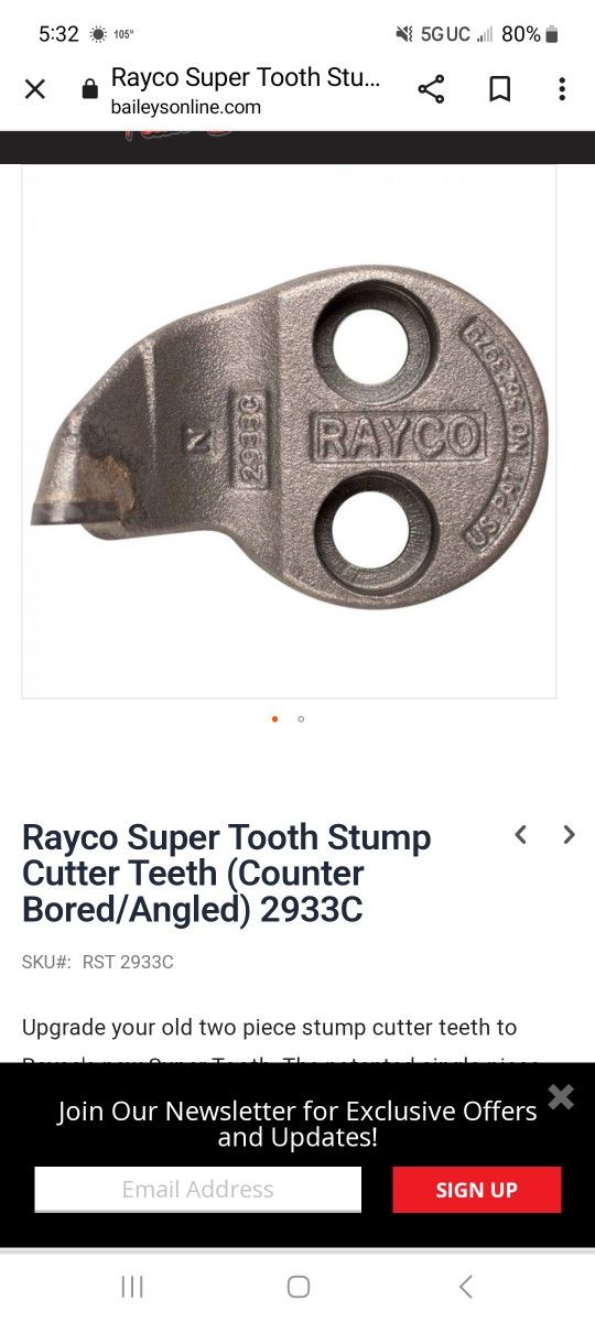 Stump Grinder Teeth For Cutting And Tree Removal