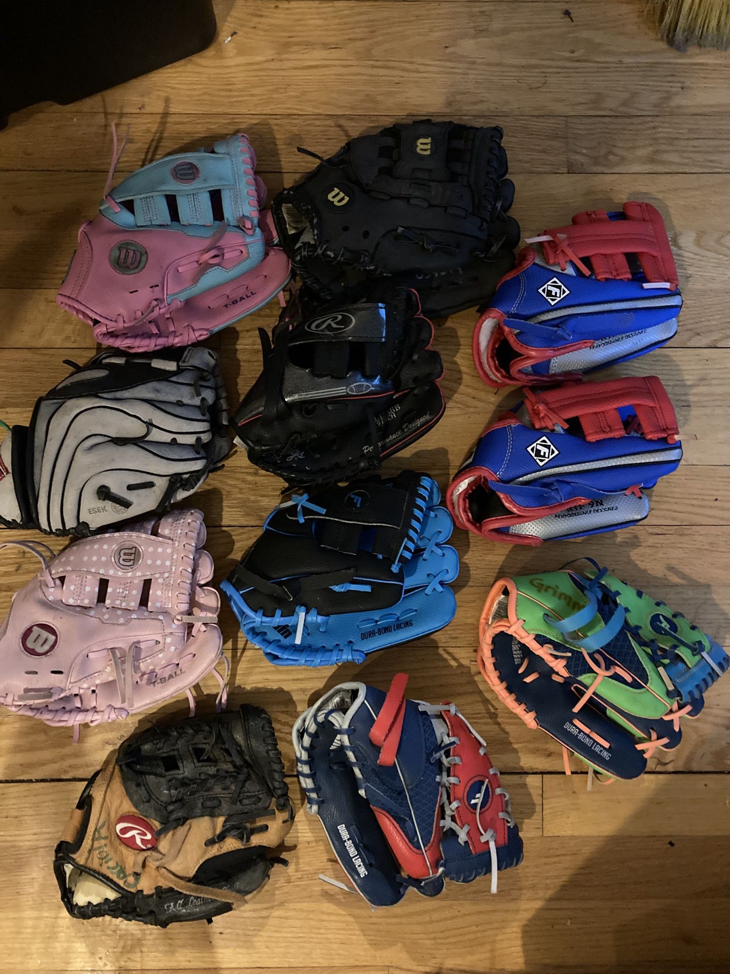 Little Kids Baseball Gloves $10 EACH