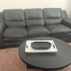 FREE LEATHER COUCH & LOVESEAT