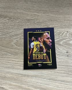 Bronny James Jr./LeBron James - 2024-25 Topps NOW Card 1