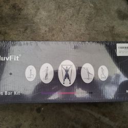 Pilates Bar Kit with Resistance Bands, WeluvFit Fitness