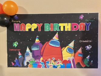 Among Us Party Decorations