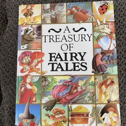 Treasury Of Fairy Tales Vintage Illustrated Children’s Book