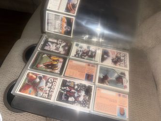 Vintage 90s Football & Basketball Card Lot 2 FULL BINDERS 500+ Cards HOF