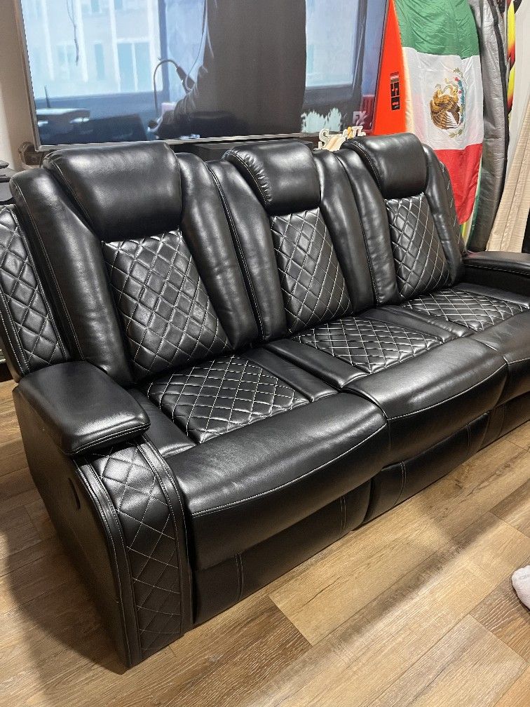 Electric LED Leather SOFA