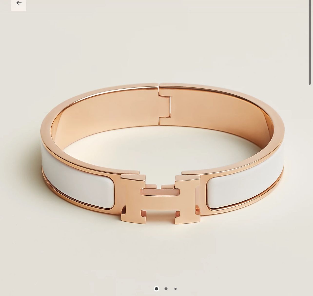 HERMES CLIC H Bracelet