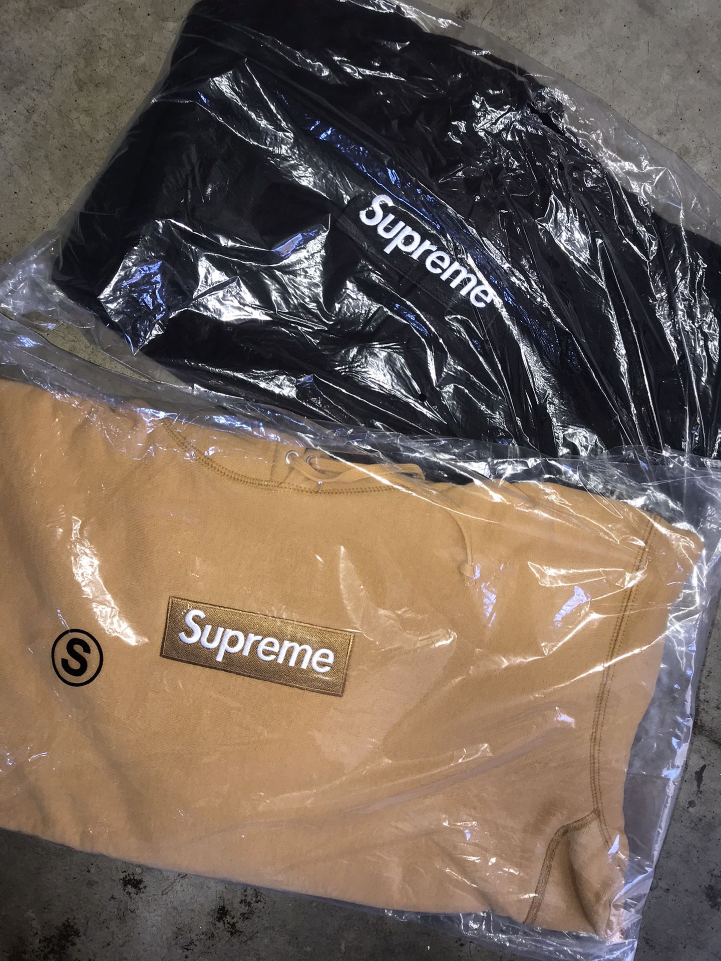 Supreme Box Logo Hoodie sweatshirt brand new camo black charcoal