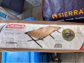 Coleman Camping Cot-Like New!!!