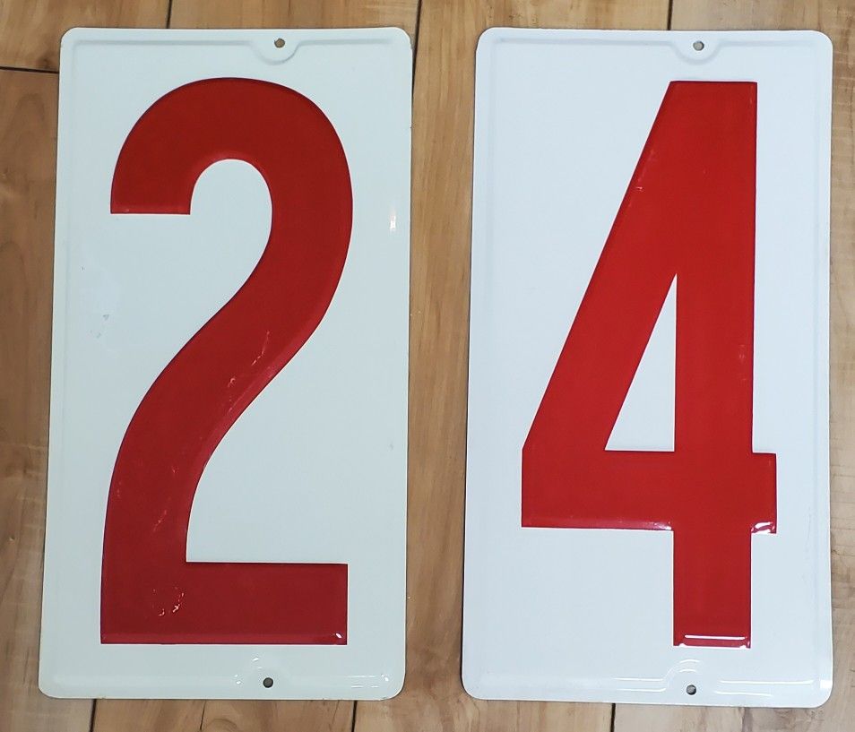 Vintage Gas Price Numbers