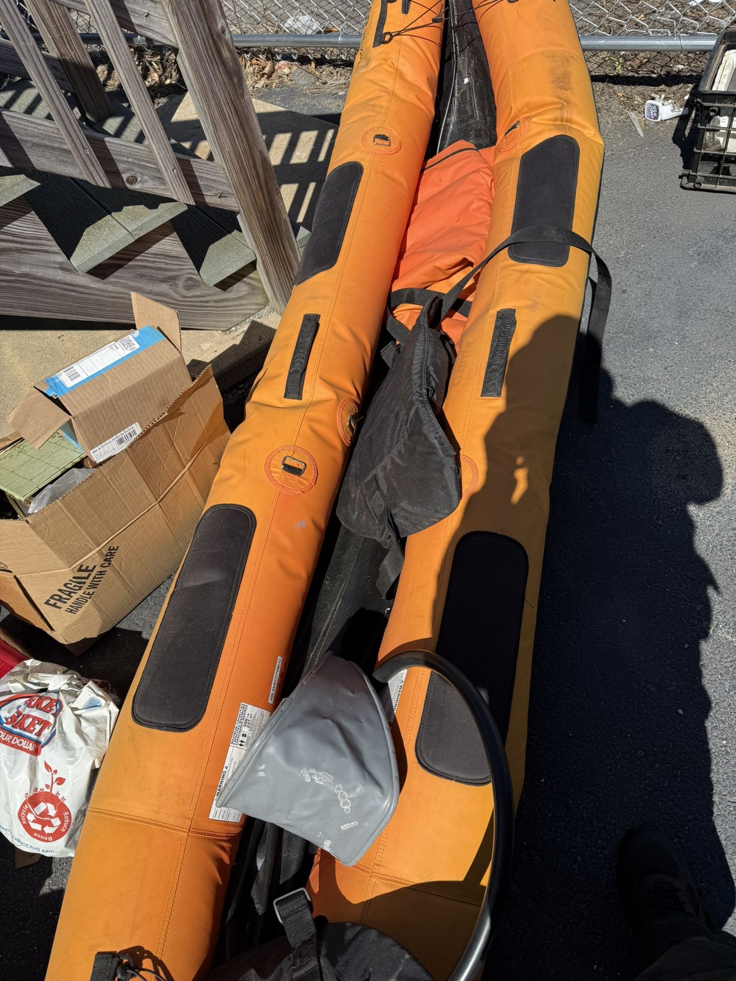 Air head Two Man Inflatable Canoe
