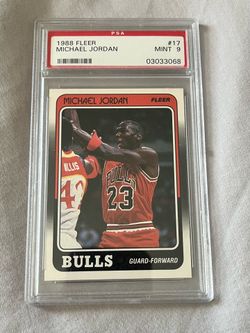Michael Jordan 1988 Fleer PSA 9 Mint Bulls