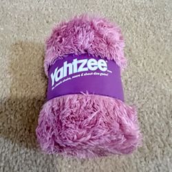 Yahtzee Game In Fuzzy Holder 