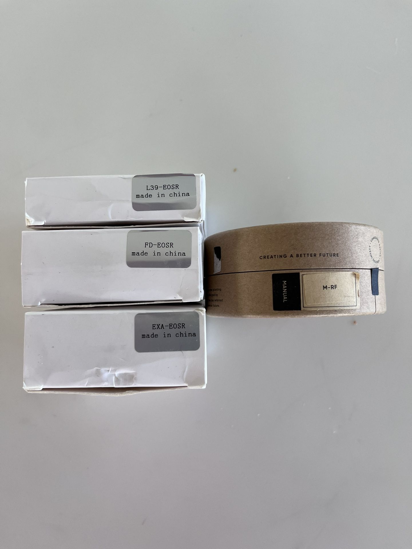 Set Of Canon RF Adaptors (Leica M, LTM/L39, FD, EXA)