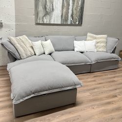Light Gray Cloud Sectional (NEW)