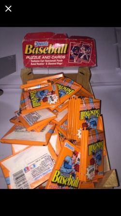 Unopened Donruss baseball cards