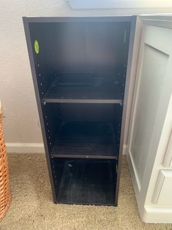 Small brown bookshelf
