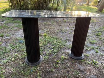 Columns or TV Stand