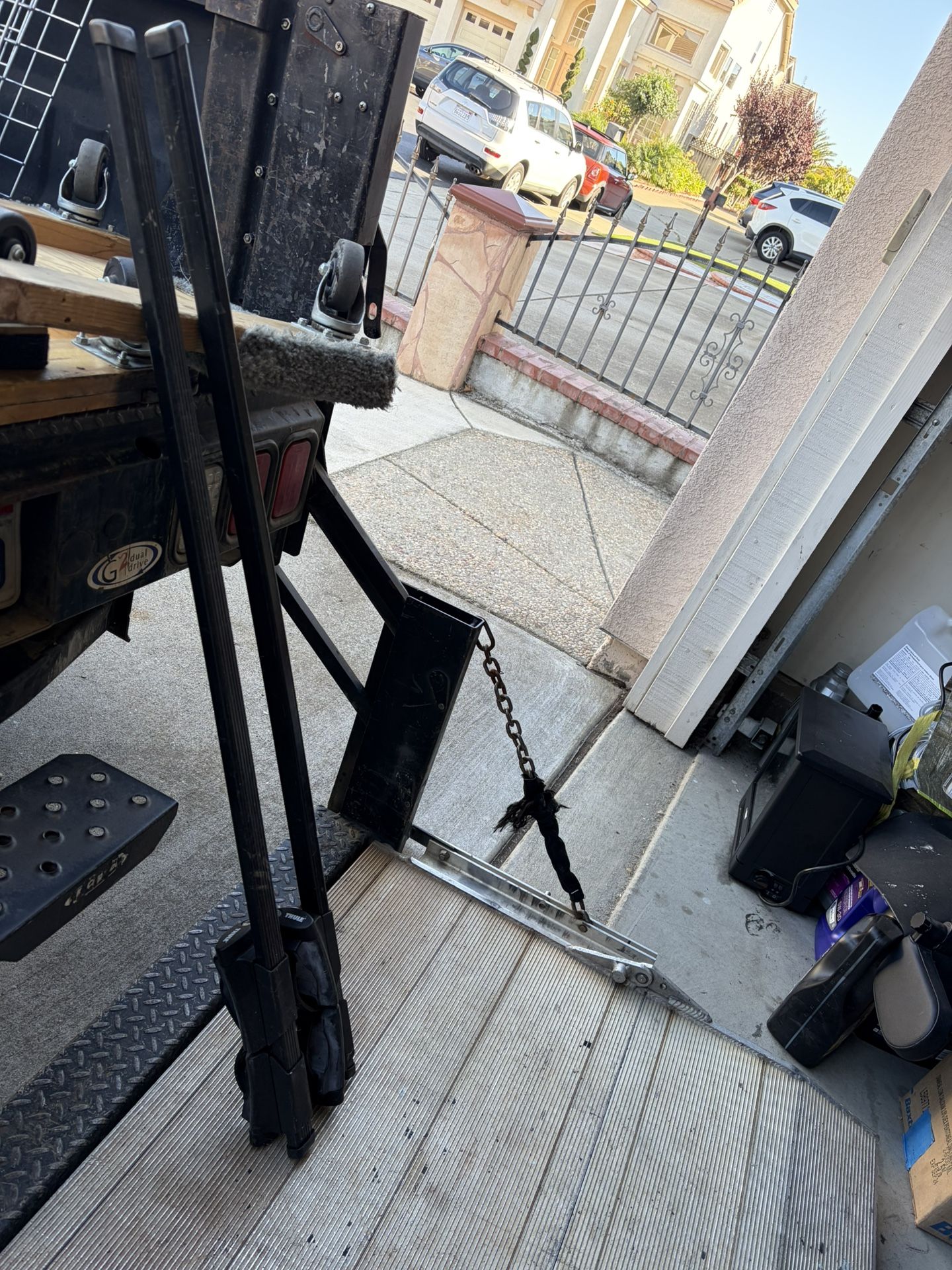 Thule Cross Bar And Yakima Bike Rack