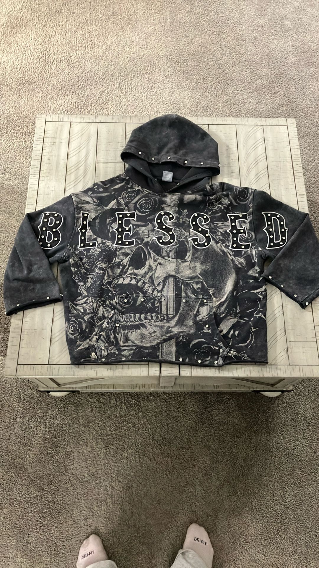 Cropped men’s Hoodie Sweatshirt