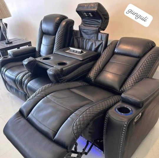$39 Down Ashley Party Time power Reclining Sofa